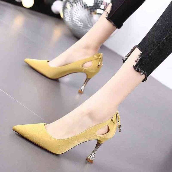 

dress shoes fashion brand silk satin high heels women modern office ladies pointed toe pumps for 2022 bombas welw, Black