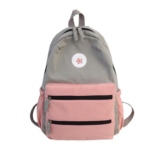 

backpack 2021 waterproof nylon for women multi pocket travel backpacks female school bag teenage girls book mochilas