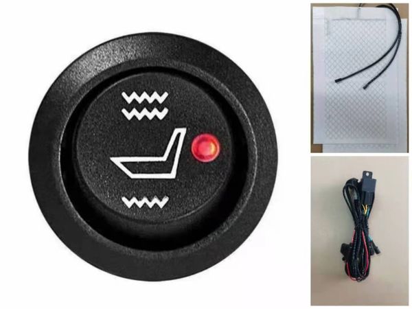 

carbon fiber car seat heaters for vehicles with custom control switch