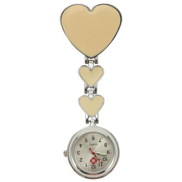 

pocket watches 1pc love-shaped watch professional hanging portable, Slivery;golden
