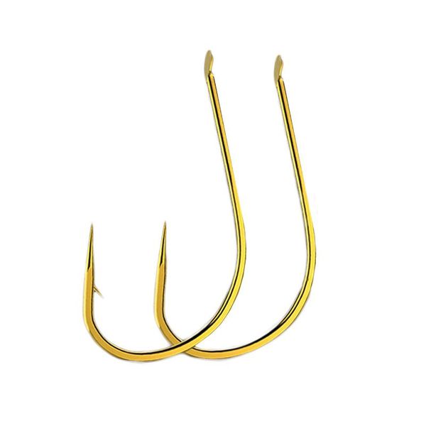 

fishing hooks 100pcs high carbon steel golden hook size 1# 2# 3# 4# 5# 6# 7# 8# 9# 10# 11# 12# fishhooks pack carp tackle