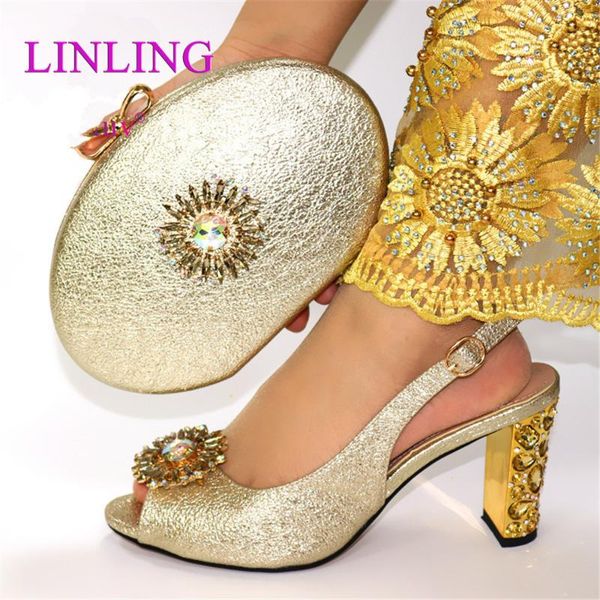 

dress shoes italian and bag set decorated with rhinestone matching shoe seta20-5, Black