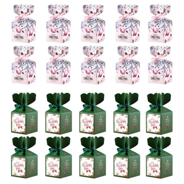 

gift wrap 30pcs christmas box cardboard candy treat goody container xmas decoration