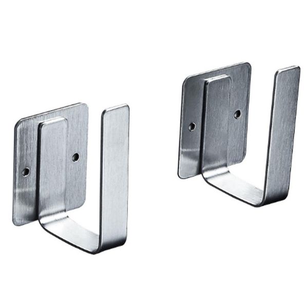 

2pcs stainless steel kitchen bathroom storage rack chopping cuttingboard pot lid wall mounted hooks holder multifunctional stora shelves