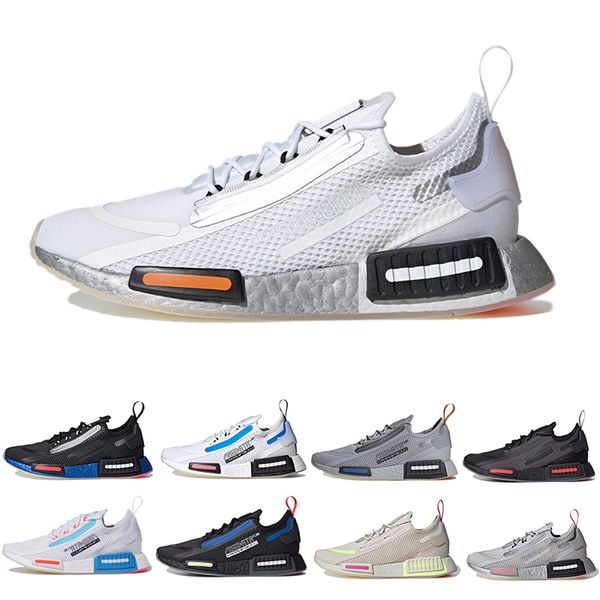 

nasa sliver x nmd r1 spectoo mens running shoes black white grey unc blue orange breathable mesh knit men women trainers outdoor jogging spo