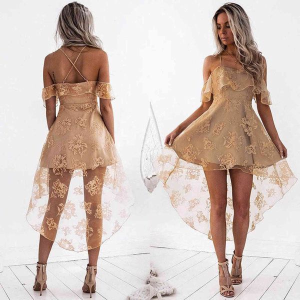 

luxury evening dress spring summer lace suspender, Black;gray