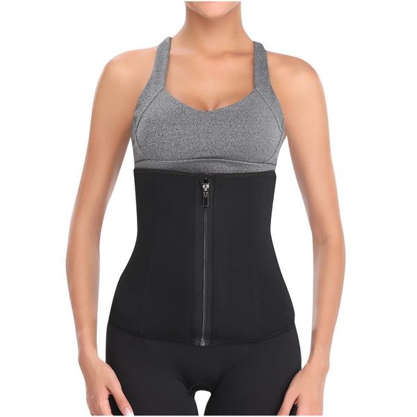 

women waist cinchers ladies corset shaper body building fashion plus size boned corsets shapewear outfit underwear dropship support, Black;gray