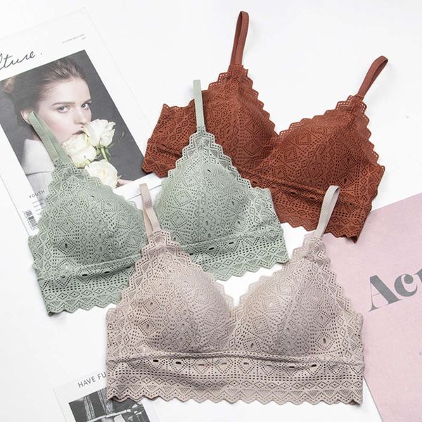 

dl082 bra french style no steel ring thin comfortable and breathable underwear suit, Red;black