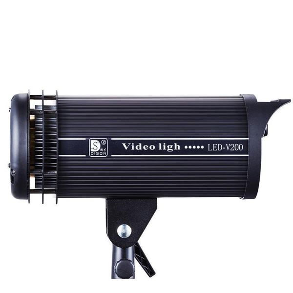

flash heads 200w led studio video light yidoblo led-v200 live stream lamp shoot daylight 5500k spotlight dmx remote control