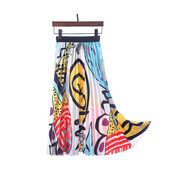 

high waist new temperament leisure fashion long skirt summer fairy flower, Black;gray