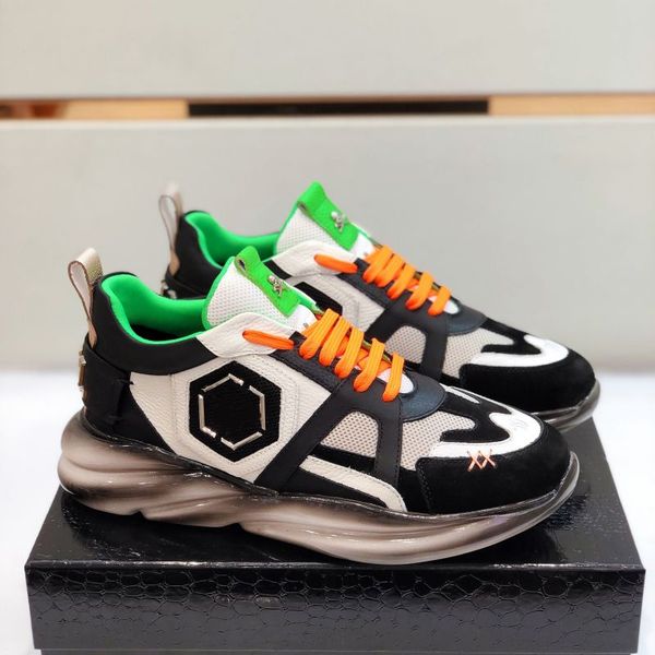 

designer sneakers running shoes promyx space compassor glissiere men chaussures luxury fashion outdoor casual shoes, Black