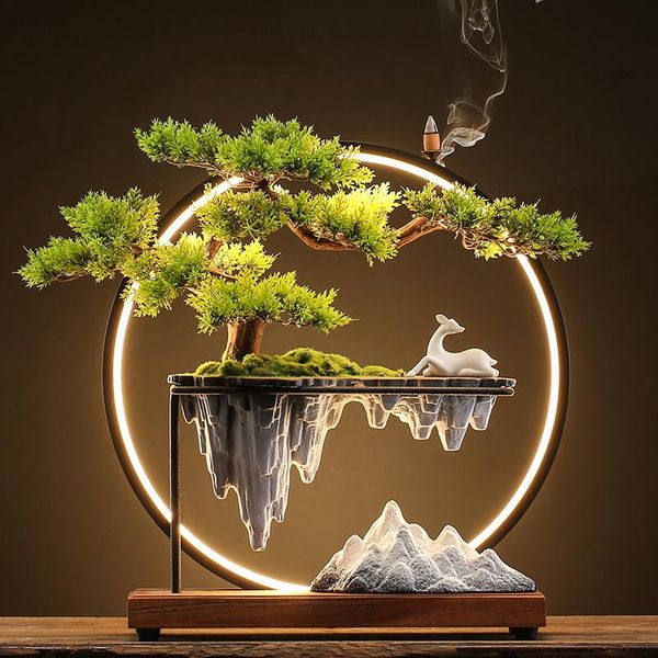 

fragrance lamps backflow incense burner light large eletric modern smoke fountain encensoir burners bg50ib