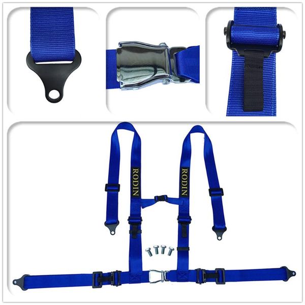 

safety belts & accessories 2 inch 4 point aircraft buckle car auto racing sport seat belt harness k8-4005