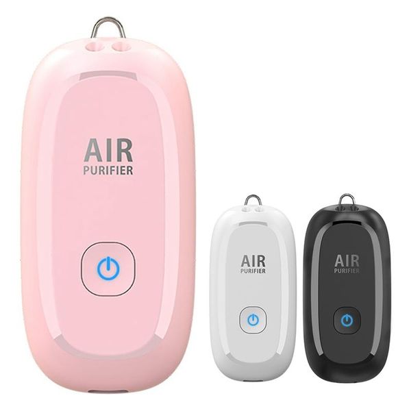 

air purifiers fashionable personal wearable mini portable 1000mah battery 150 million negative ion car hanging neck purifier
