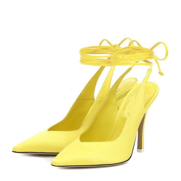 

high-heeled fashion pointed ribbon show shallow mouth thin heel large women's, Black