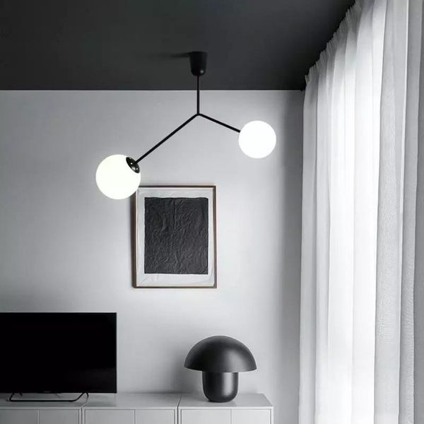 

pendant lamps nordic minimalist line chandelier modern living room dining home decor hanging light bar creative industrial lighting lamp