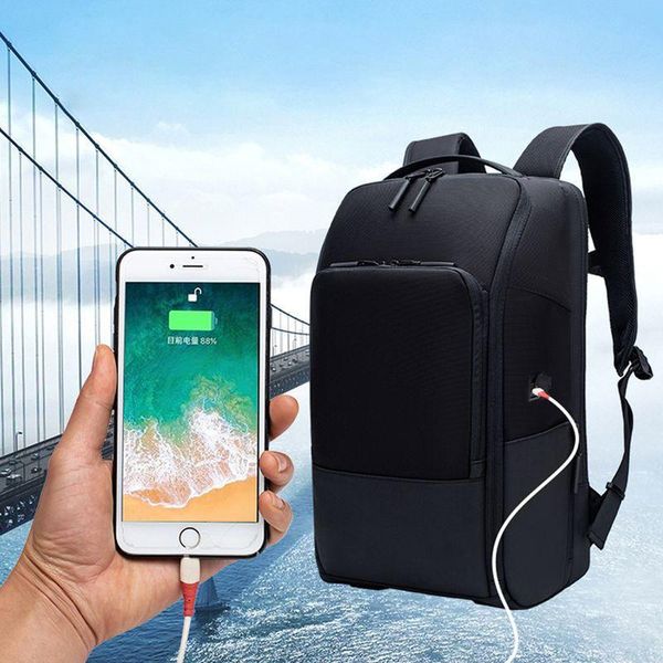 

backpack usb charging bagpack large capacity back pack holiday& business travel man waterproof laptop