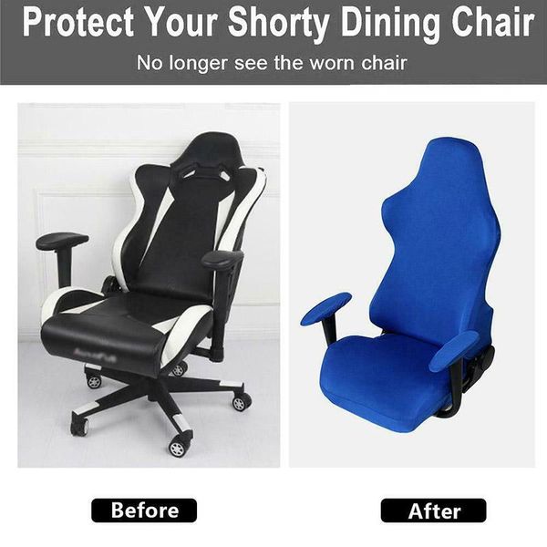 

chair covers cover game room e-sports swivel slipcover with armrest oct998