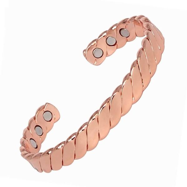 

bangle open retro magnetic bracelet jewelry couple for women, Black