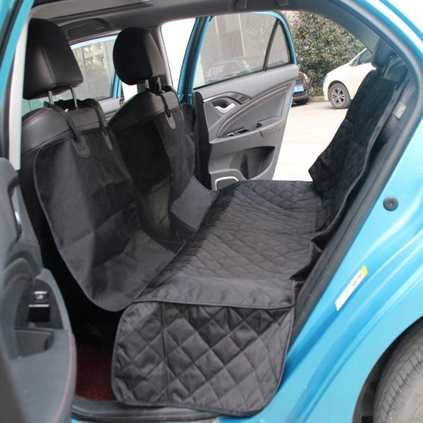 

dog car seat covers cover view mesh waterproof pet carrier rear back mat hammock cushion protector with zipper and pockets