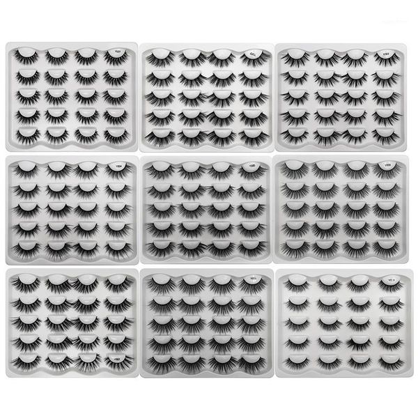 

pairs 3d mink eyelashes natural long false dramatic makeup lashes thick volume long1