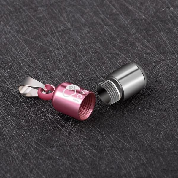 

storage bottles & jars 200pcs/lot fashion creative stainless steel essential oil bottle wishing perfume necklace pendants for women men