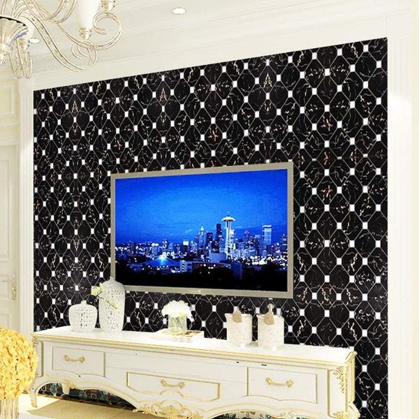 

modern black tile peel and stick wall paper self adhesive wallpaper decorative brick waterproof for walls kitc wallpapers