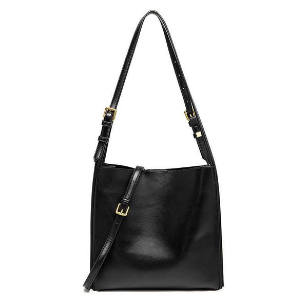 

handbag women's minimalist style ins large capacity tote bag 2021 fashion bucket single shoulder women