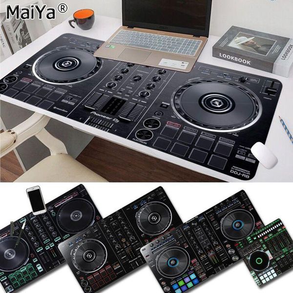 

mouse pads & wrist rests maiya vintage cool dj music lapgaming mice mousepad large pad keyboards mat