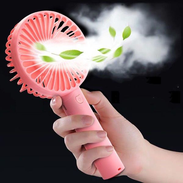 

electric fans handheld personal mini fan usb rechargeable portable cooler with strap adjustable 3 speed for office outdoor travel