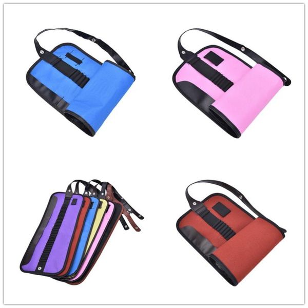 

pencil cases 36 holes art professional canvas roll bag case for storage pouch painting sketch stationery school gift supplies 6 colors