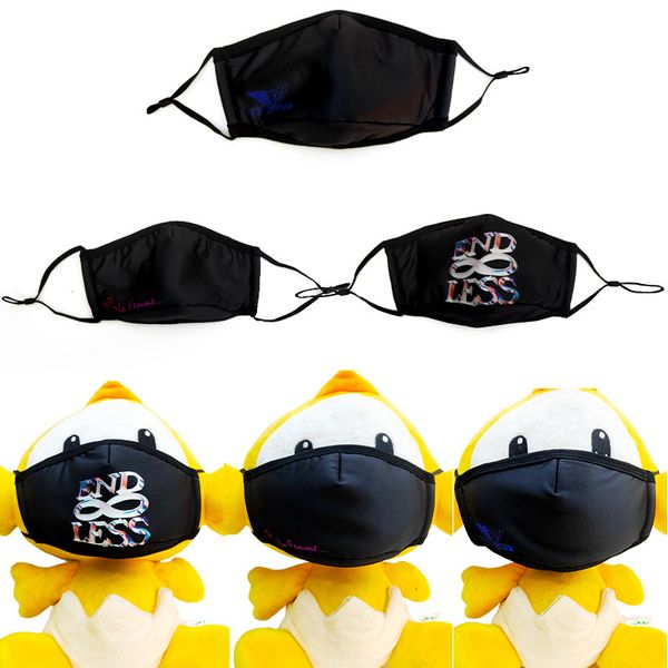 

women's and personalized men's printed korean washable cotton three-layer mask