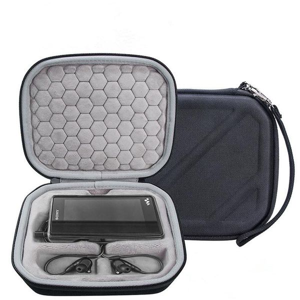 

fashion portable cover for sony nw-wm1a black brick music player storage bag brics wm1z shockproof case duffel bags