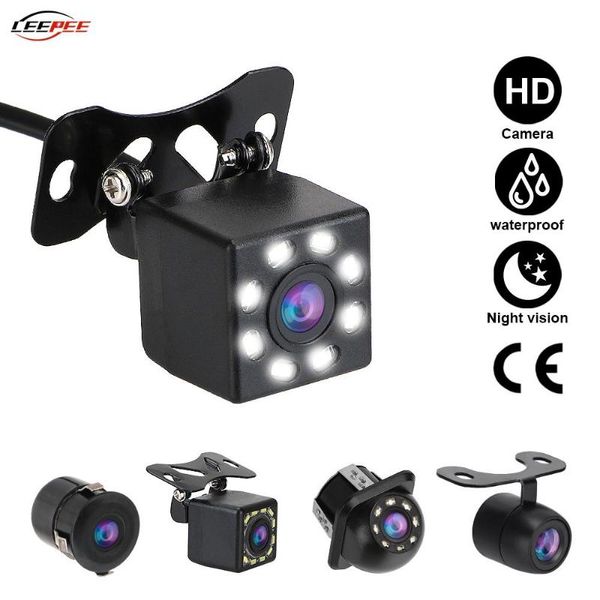 Câmeras de estacionamento de câmeras com vista para o carro Fisheye LED HD LEN