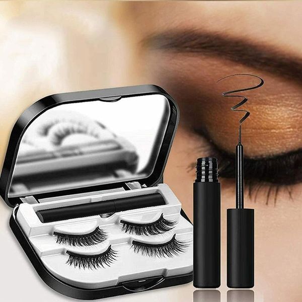 

pairs natural false eyelashes mink handmade long makeup tools & accessories