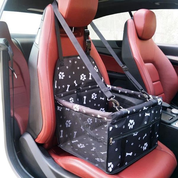 

dog car seat covers waterproof carrier safe basket footprint pattern pet cover cat puppy bag travel hanging
