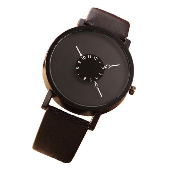 

wristwatches fashion watch trend watches men's and women's student couple quartz simplicity casual decoration, Slivery;brown