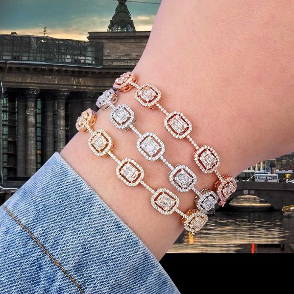 

godki spring trendy luxury stackable statement bangle for women wedding full cubic zircon crystal cz dubai bracelets 2019 q0722, Black
