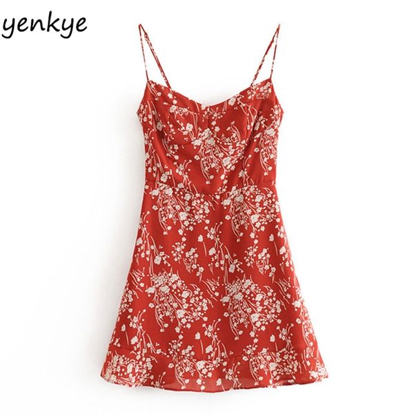 

women prairie chic vintage floral print sling dress romantic lady sleeveless a-line mini summer chiffon omzz6883 210514, Black;gray