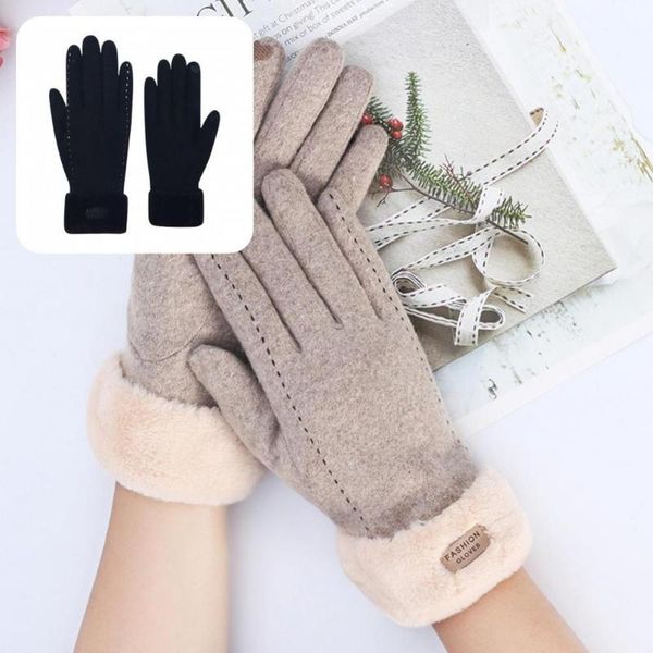 

ski gloves good winter lint portable non-slip women's touch screen fashion 1 pair