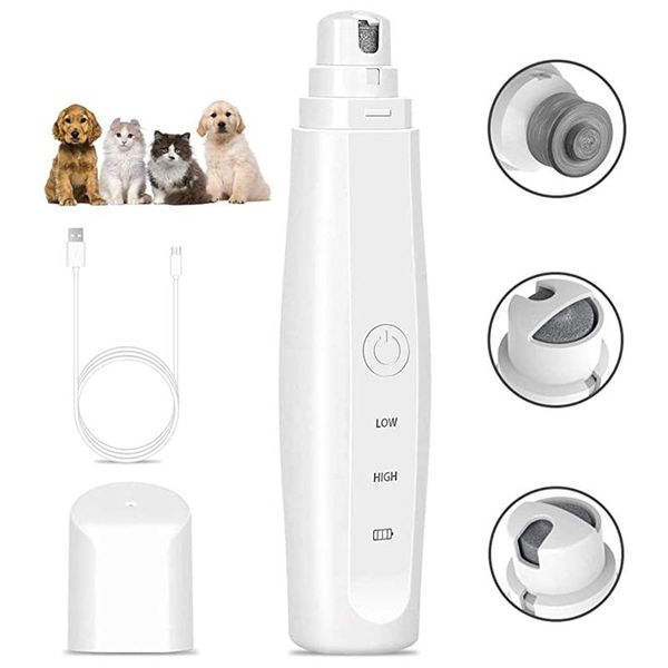 

practical dog nail grinder pet electric cat trimmer scissors small and medium-sized portable rechargeable grooming