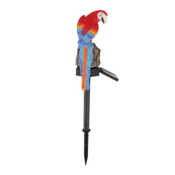 

lawn lamps solar power led parrot light waterproof garden landscape lamp (red)
