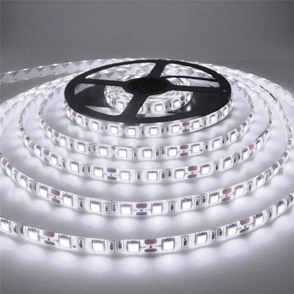 

led strip light kit smd 2835 white 6000k lighting set tape 10m 5m waterproof strips home decor