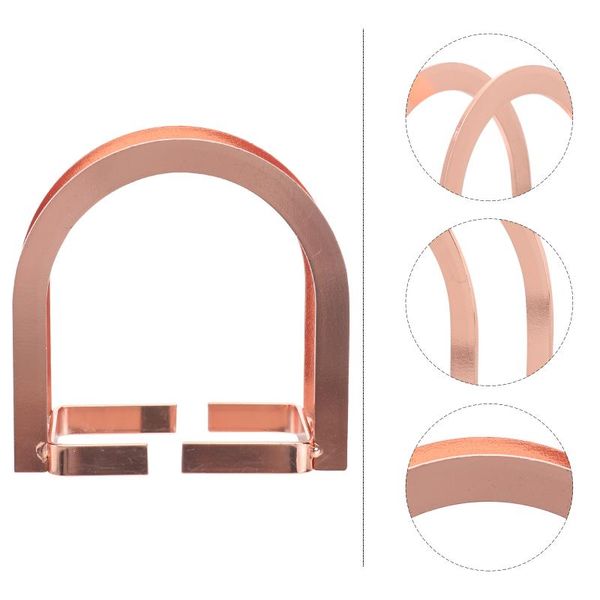 

toilet paper holders 1pc tissue holder el napkin rack household towel (rose gold)