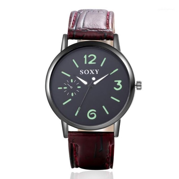 

wristwatches design mens watches elegant black case casual sports leather watch male quartz wristwatch relogio masculino, Slivery;brown