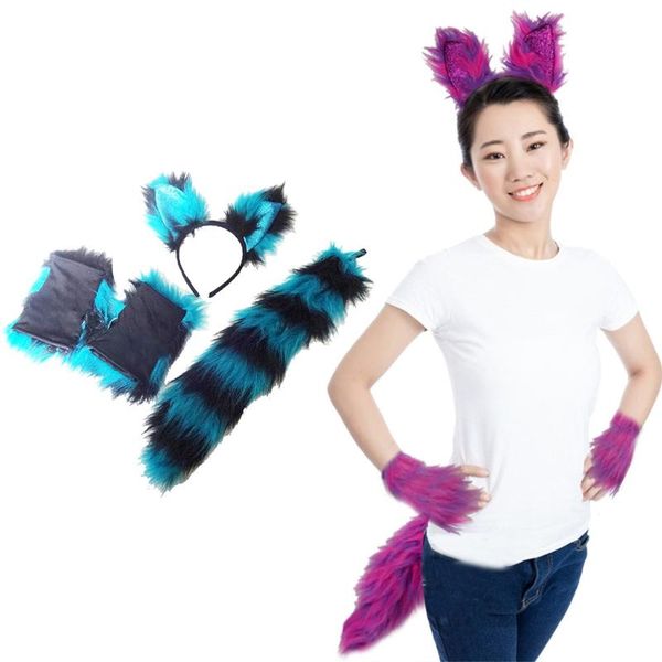 

other event & party supplies mxmc animal ears hair hoop gloves tail set plush headdress dress up