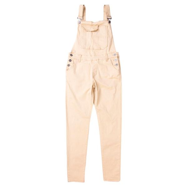 

men's pants plus size casual long overall solid color suspender jumpsuit with pockets slim fit male pencil trouser, Black