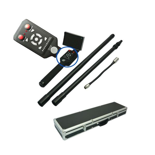 

handheld endoscope 23mm flexible foldable pipe inspection camera w/dvr monitor 5 meter pole led lights ip cameras