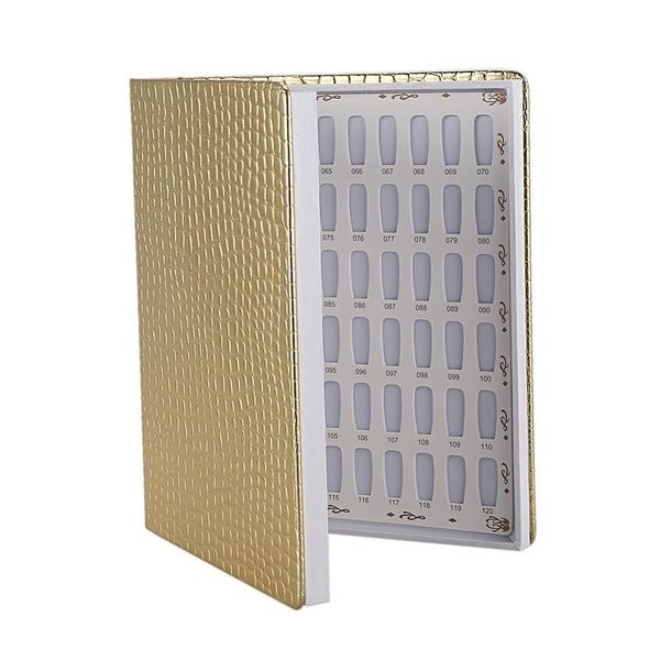 

nail art kits 120 tips color display book polish chart cute for salon tool with false