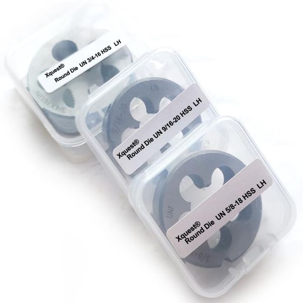 

hand tools hss unified screw thread round die left fine dies unc unf un 5/16 3/8 7/16 1/2 9/16 5/8 3/4 socket female cut